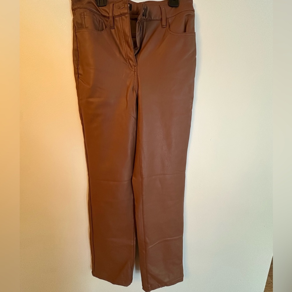 Faux Leather Pants
